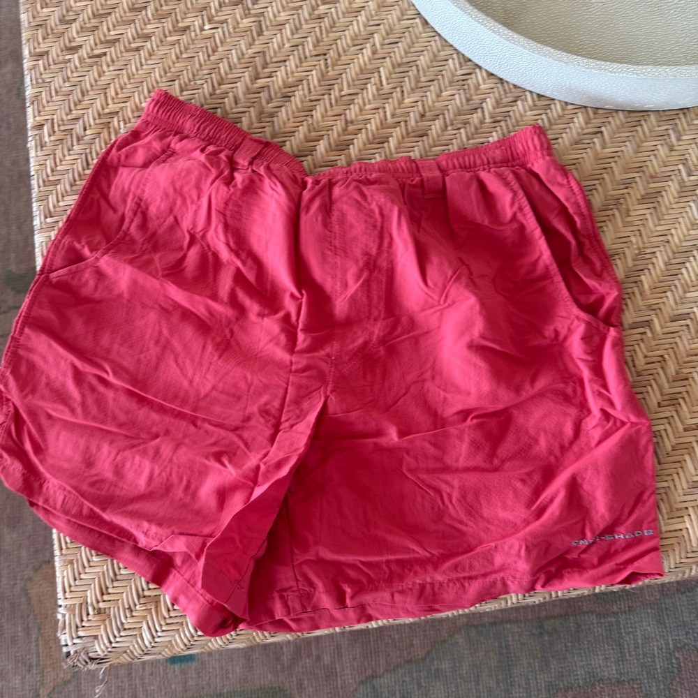 Columbia Red Sports Shorts